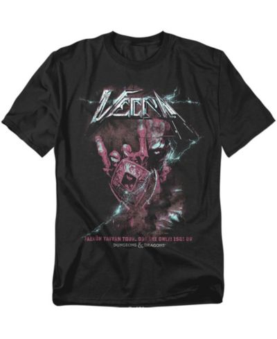 D&D Men's Vecna Lightning Rock Band T-Shirt