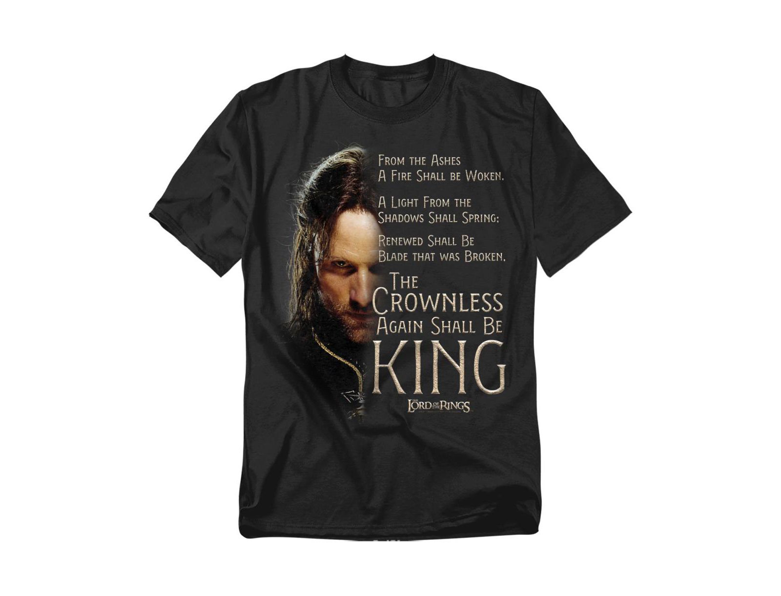 Мужская футболка Lord Of The Rings Aragorn Crownless King
