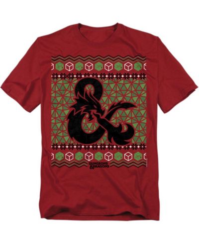 D&D Мужская уродливая рождественская футболка с логотипом Ampersand