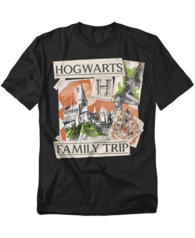 Harry Potter Men's Family Trip To Hogwarts Scrapbook T-Shirt