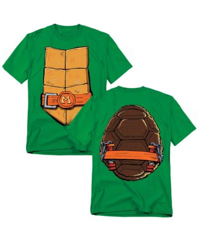 Мужская футболка Teenage Mutant Ninja Turtles Mayhem Michelangelo Shell Front Back