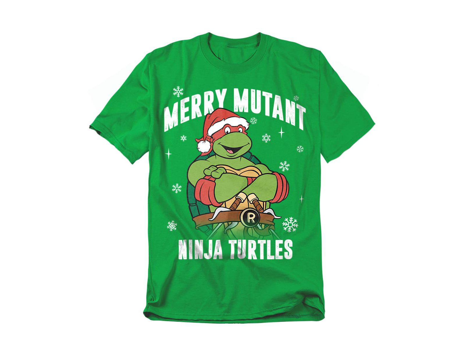 Teenage Mutant Ninja Turtles Men's Merry Mutant Ninja Christmas T-Shirt