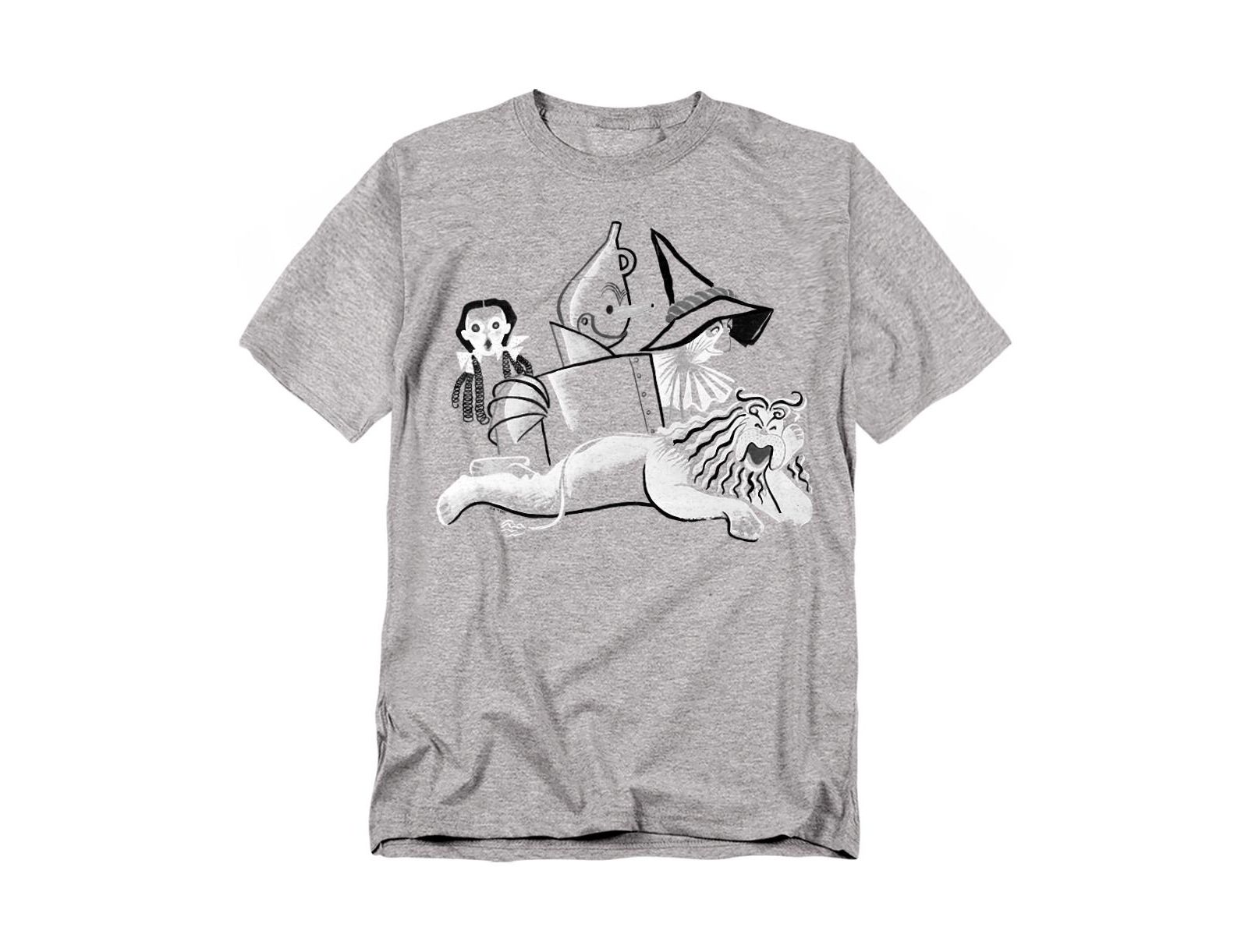 Wizard Of Oz Men's The Group Doodle T-Shirt