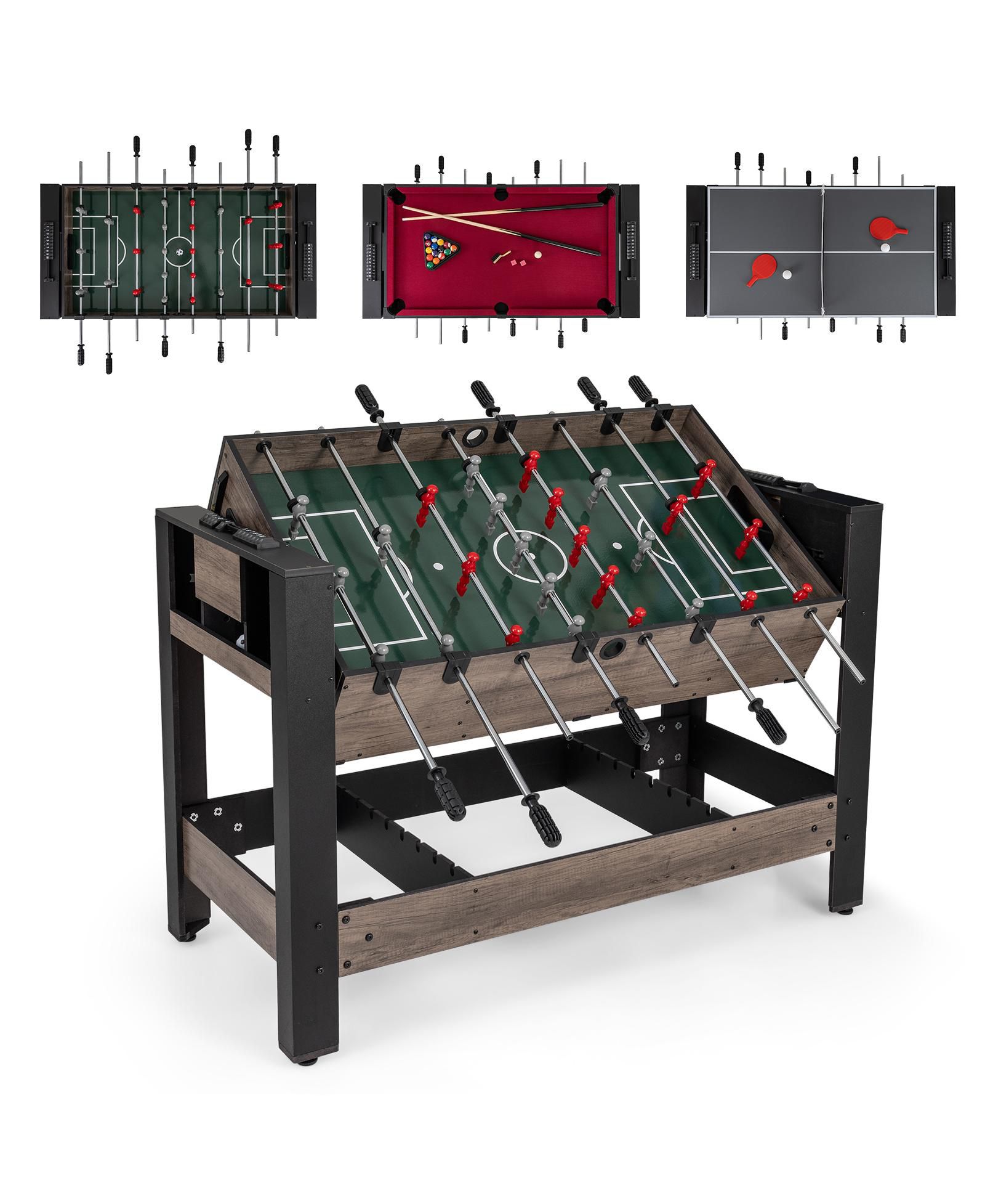 Комбинированный игровой стол Mecale 49" с бильярдом
