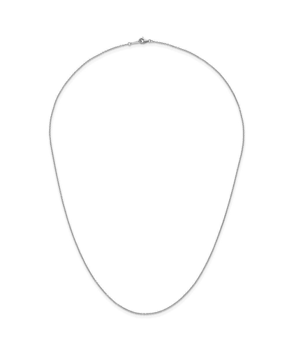 Ожерелье Curata Jewelry из платины 950, плетение cable, 16-24 Inch