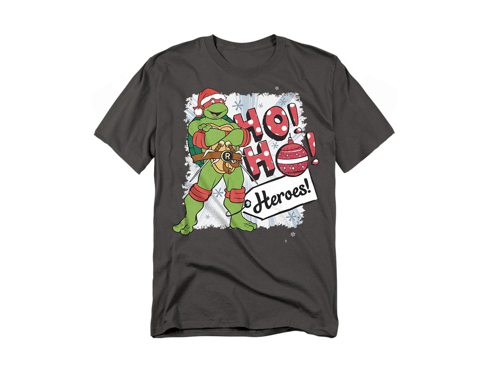 Teenage Mutant Ninja Turtles Big & Tall Raphael Heroes Christmas T-Shirt