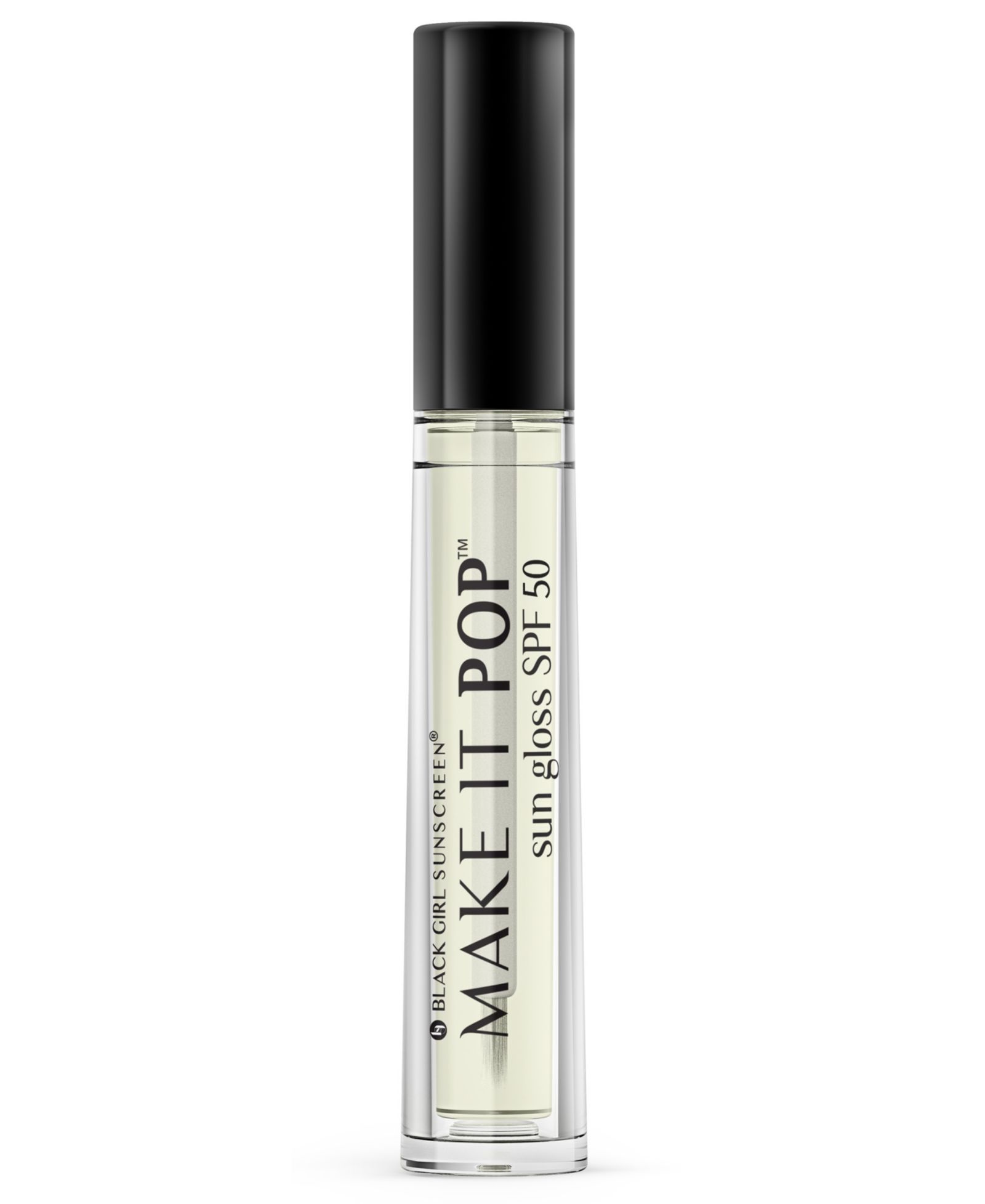 Black Girl Sunscreen Make It Pop Sun Gloss SPF 50, 0.13 oz.