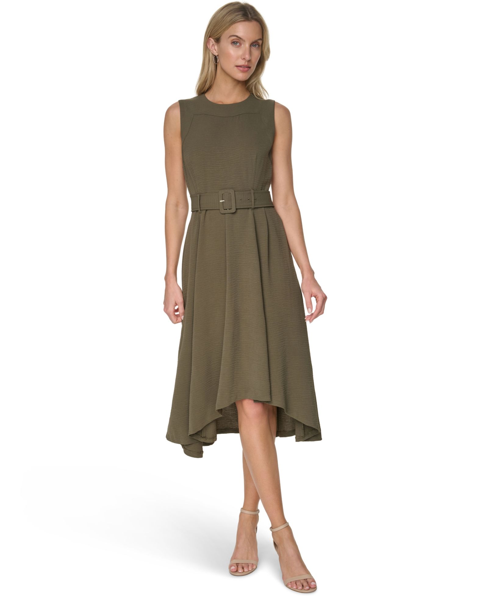 Calvin Klein Women’s Crew Neck Midi Dress