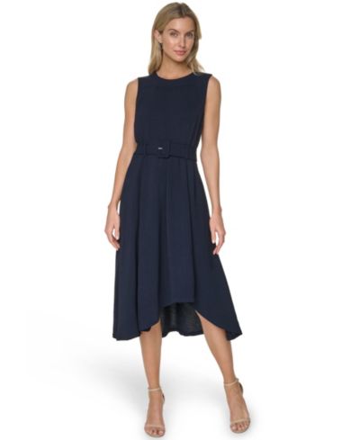 Calvin Klein Women’s Crew Neck Midi Dress