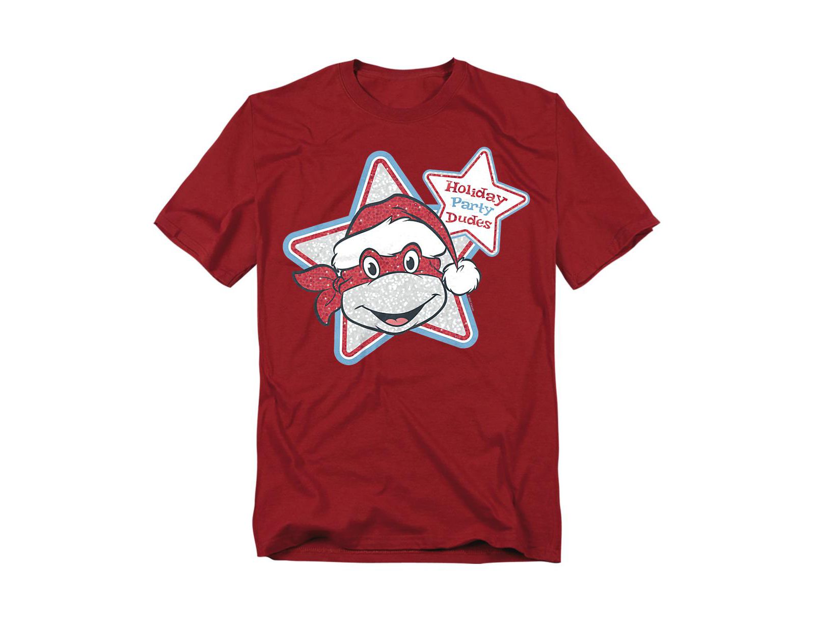 Teenage Mutant Ninja Turtles Men's Christmas Holiday Party Dudes T-Shirt