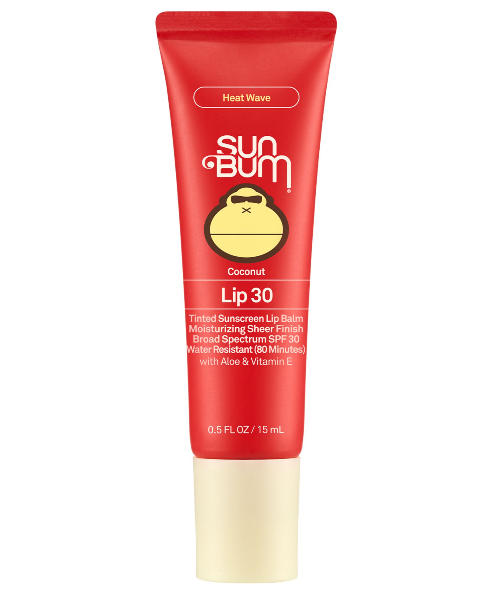 Sun Bum Original SPF 30 Tinted Sunscreen Lip Balm, 0.5 oz.
