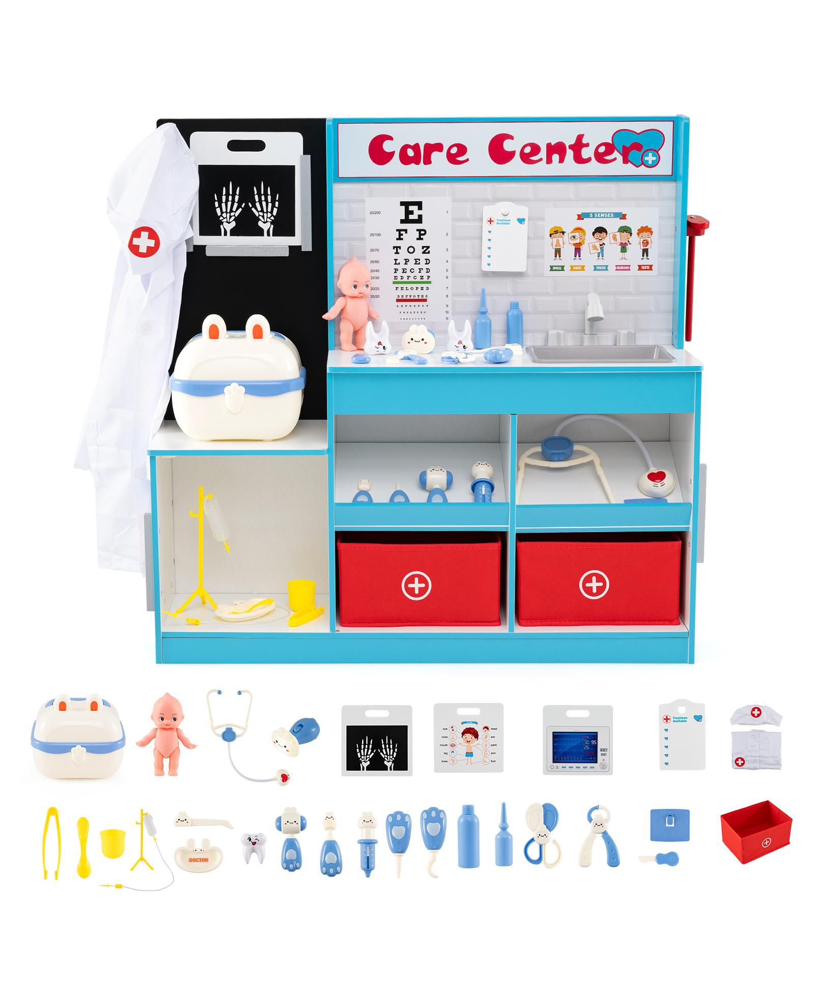 Детский игровой набор Mecale Play Doctor s Office Wooden Medical Center