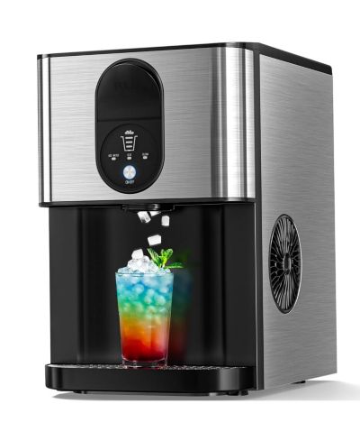 COWSAR Countertop Nugget Ice Maker 44 Lbs Per Day Self Cleaning