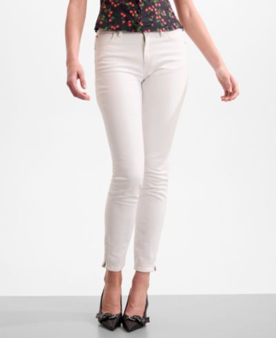 GUESS Women's Marilyn Anniversary Mid-Rise Zipper Skinny Jeans