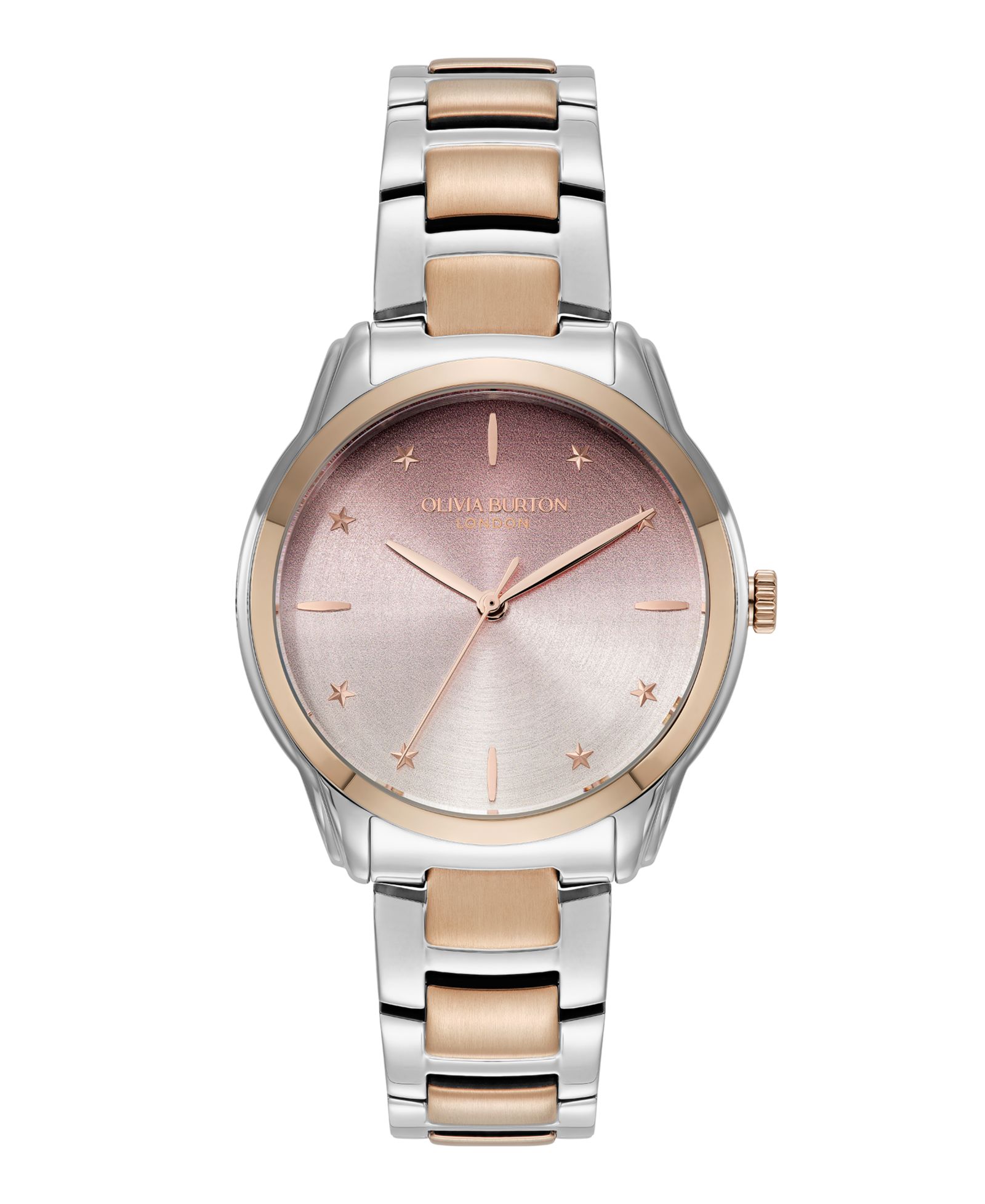 Женские наручные часы Olivia Burton Colourwave Two Tone Stainless Steel, 36mm