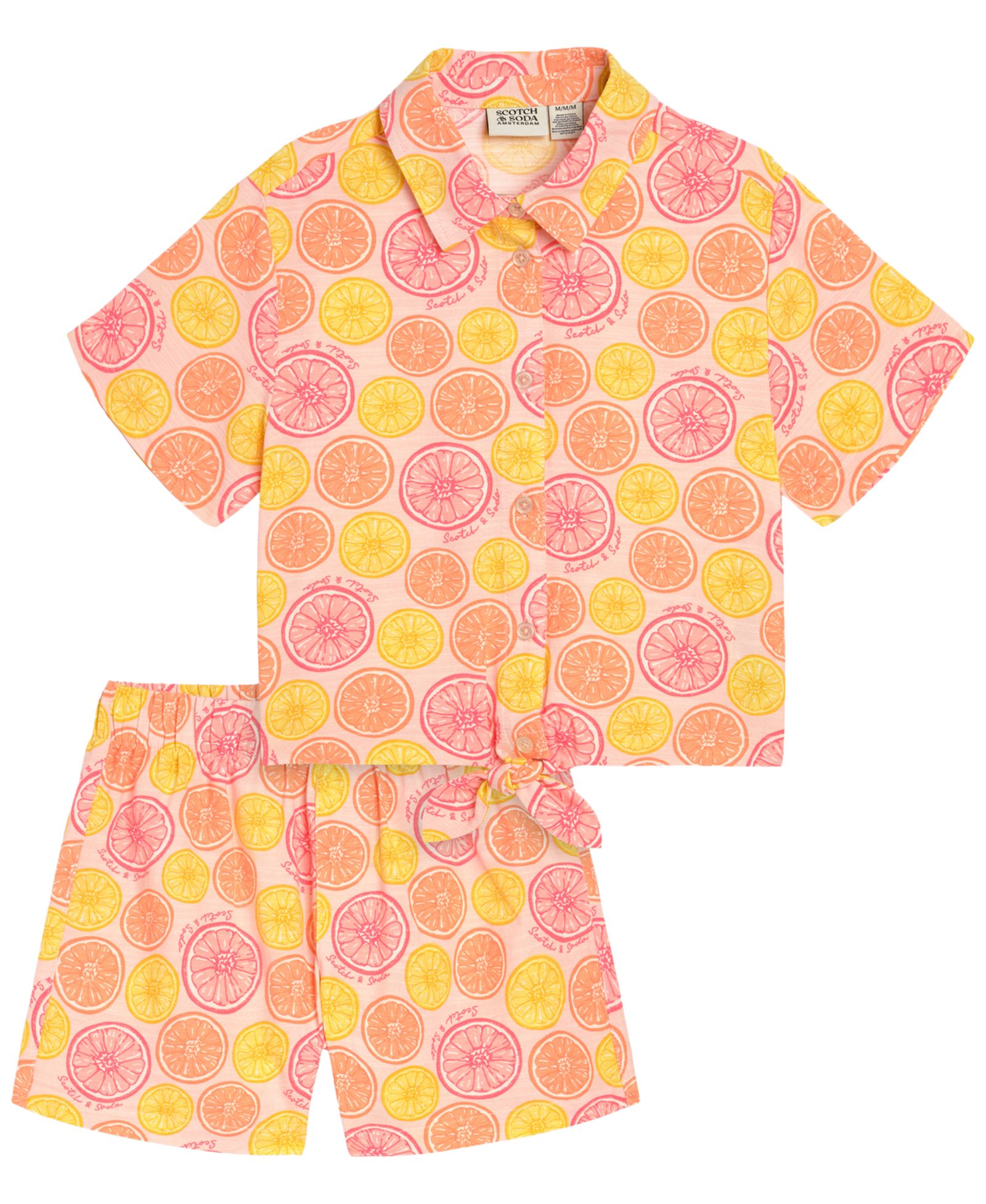 SCOTCH & SODA Детский набор из футболки с коротким рукавом и шорт 2-Piece Set, 2T-4T