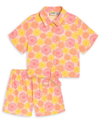 Детский комплект SCOTCH & SODA: топ и шорты с принтом