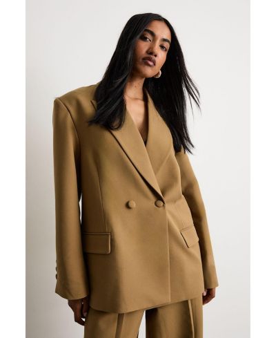 Warehouse Женский премиальный приталенный блейзер Oversized