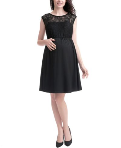 kimi + kai Women's kimi + kai Adell Lace Trim Skater Dress