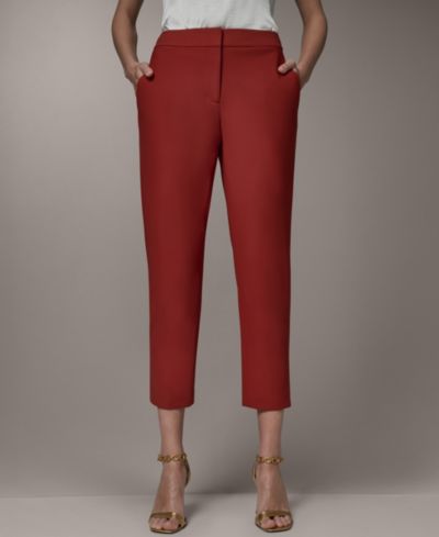 Donna Karan New York Women's Mid-Rise Slim Pants