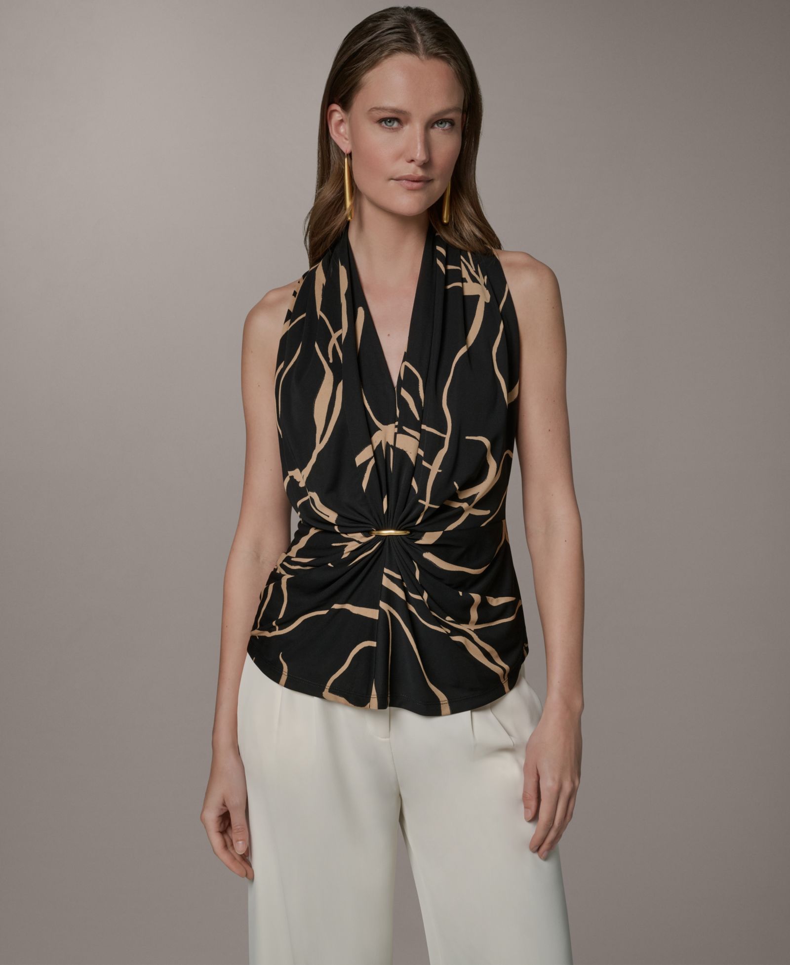 Donna Karan New York Women's V-Neck Top