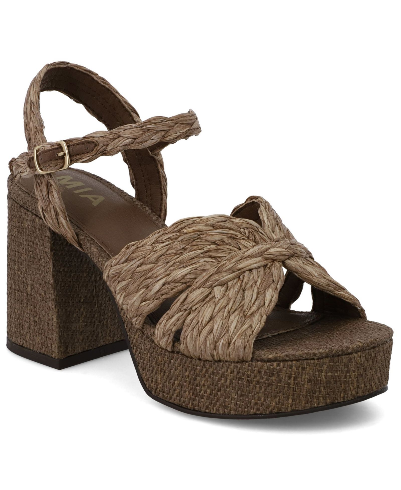 Женские босоножки MIA Romani Braided Block Heel Platform Sandals