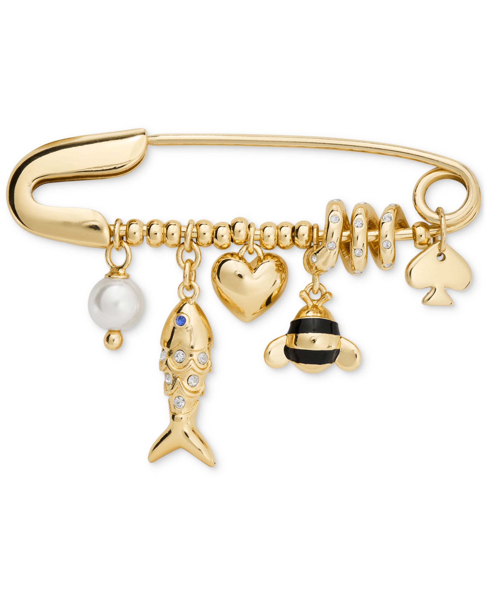 Значок kate spade new york Gold-Tone Summer Daze