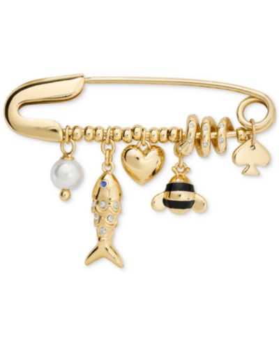 Значок kate spade new york Gold-Tone Summer Daze