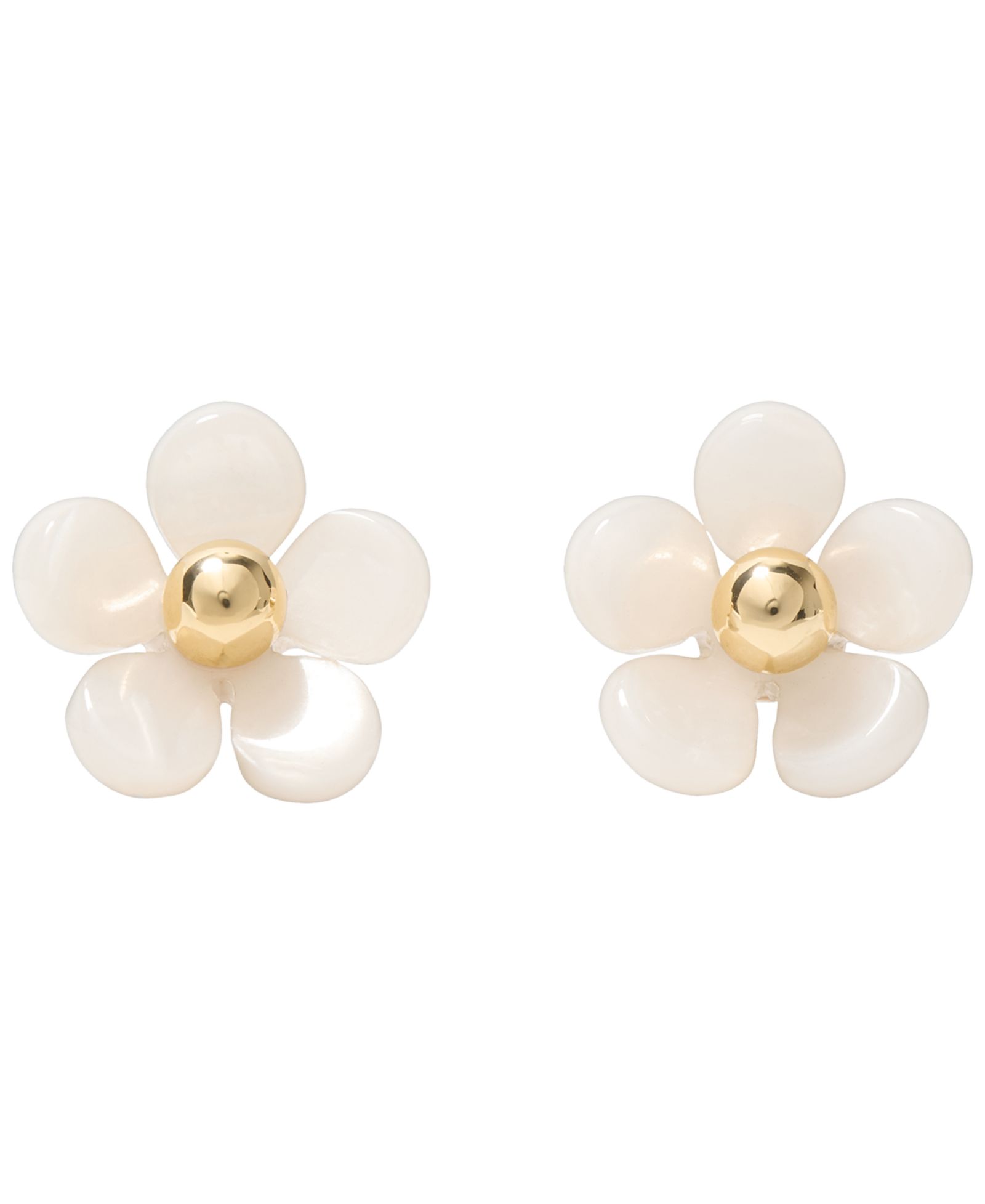 kate spade new york Gold-Tone Summer Daze Flower Stud Earrings