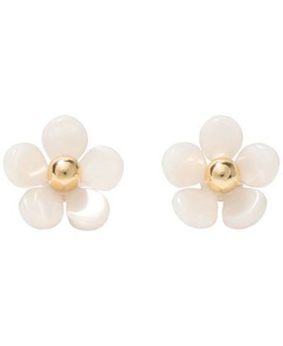 kate spade new york серьги-гвоздики Gold-Tone Summer Daze Flower