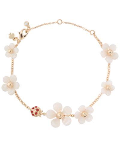 kate spade new york Gold-Tone Summer Daze Flower Scatter Bracelet