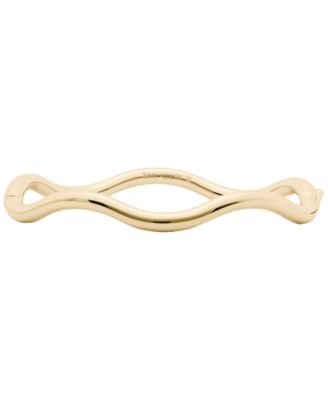 kate spade new york Тонкий браслет-бэнгл Wave Gold-Tone