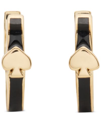 Серьги-кольца kate spade new york Gold-Tone Every Day Thin Mini Huggie