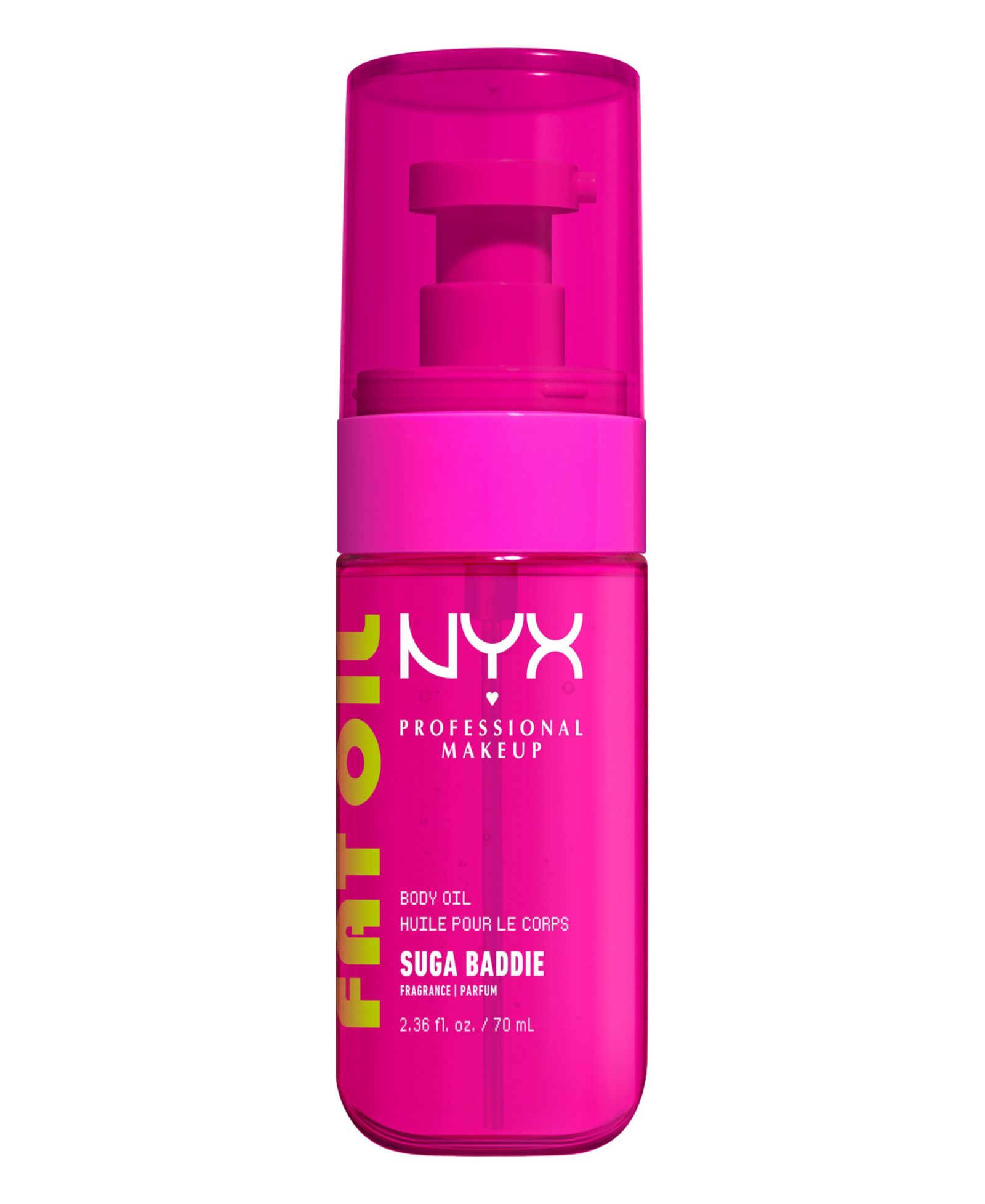 NYX Professional Makeup масло для тела Fat Oil, 2.36 oz.