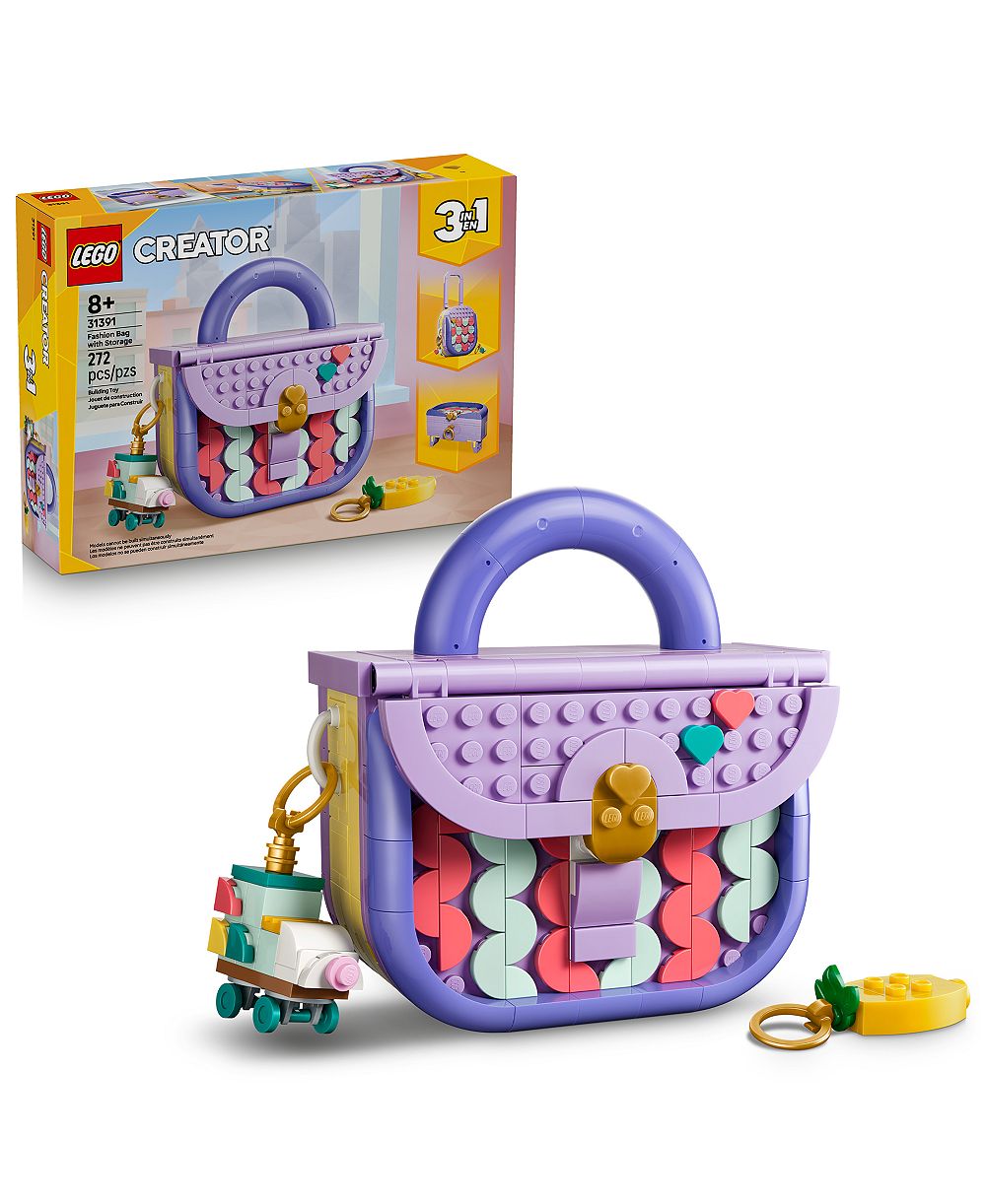 Конструктор LEGO Creator 3 in 1 Art Fashion Bag with Storage 31391, 272 Pieces