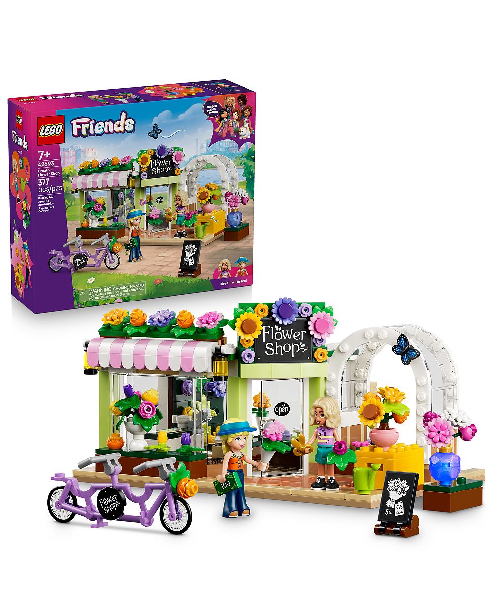 Игровой набор LEGO Friends Creative Flower Shop 42693, 377 деталей