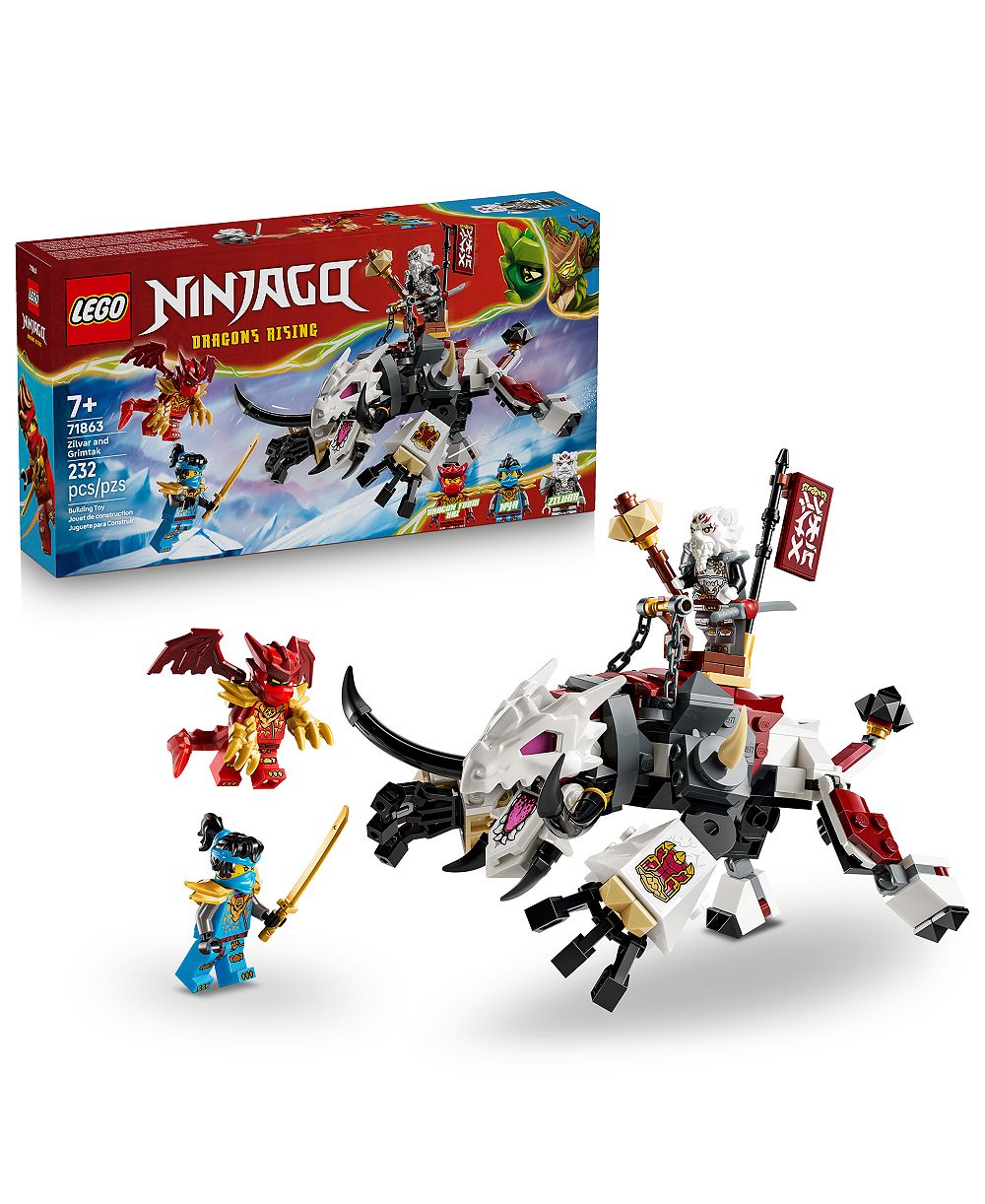 LEGO NINJAGO Zilvar and Grimtak the Dragon Beast 71863, 232 детали