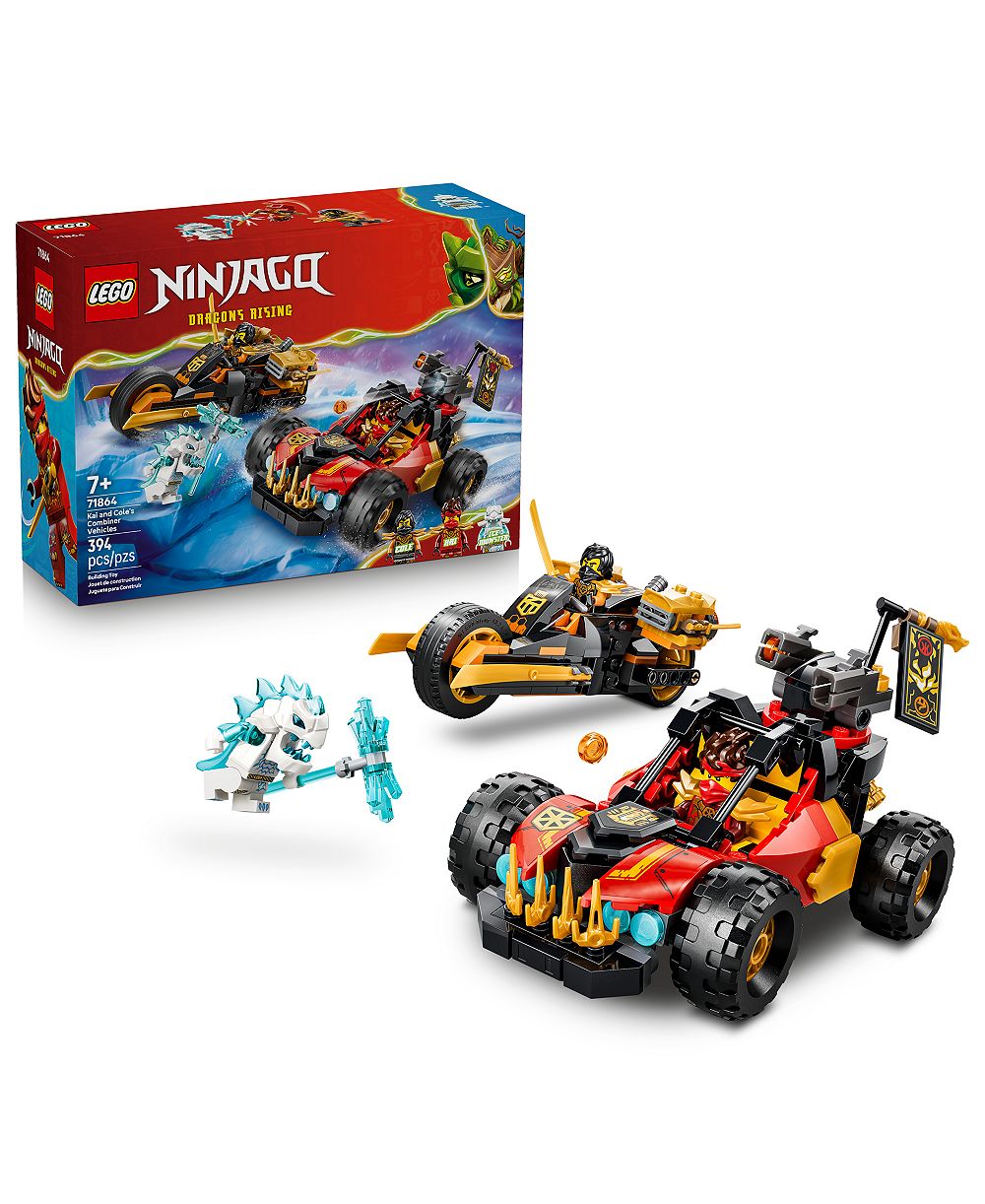 LEGO® NINJAGO Combiner Vehicles Kai and Cole's 71864, 394 Pieces