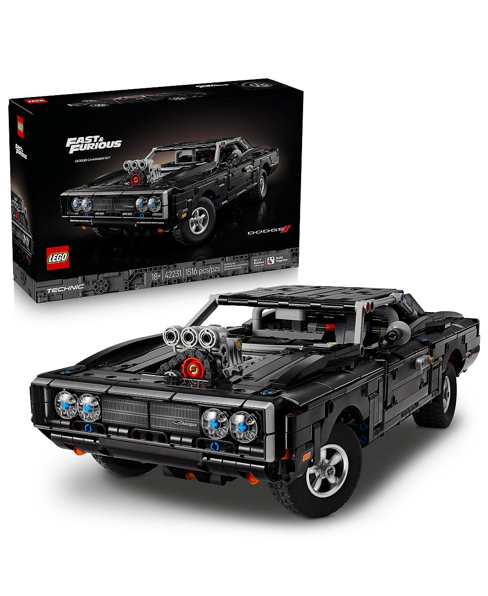 Конструктор LEGO® Fast and Furious Dodge Charger R/T Car 42231, 1516-Piece Building Set, Ages 18+