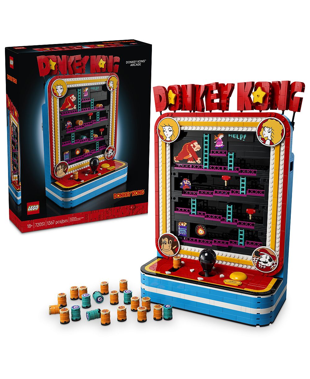 LEGO® Super Mario Donkey Kong Arcade 72051 набор для строительства из 1371 детали, возраст 18+