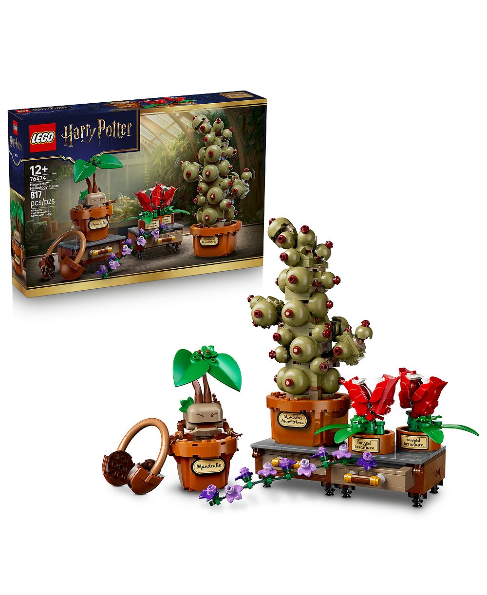 LEGO Harry Potter Hogwarts Herbology Plants 76474, 817 деталей