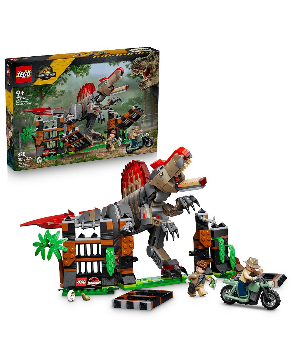 LEGO Jurassic World Spinosaurus Dinosaur Escape 77982, 820 деталей