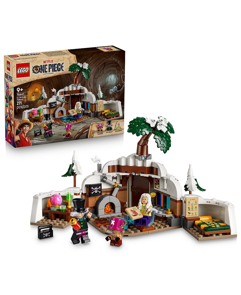 LEGO® ONE PIECE Dr. Hiriluk's Hideout 75641 конструктор, 271 деталей, для детей от 9 лет