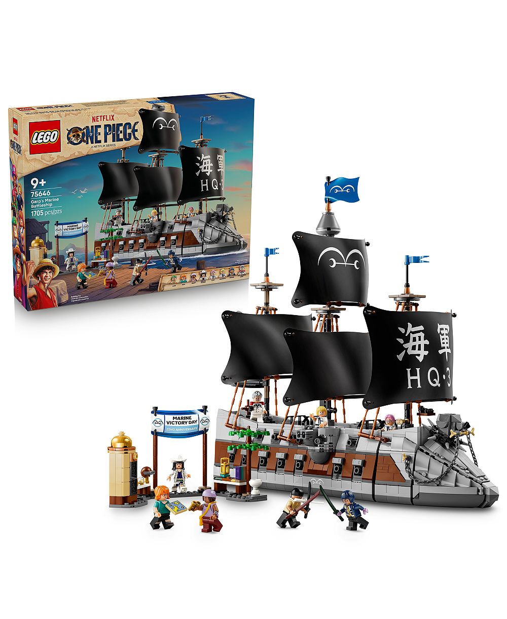 LEGO® One Piece Garp's Marine Battleship 75646 конструктор, 1,705 деталей, для возраста 9+