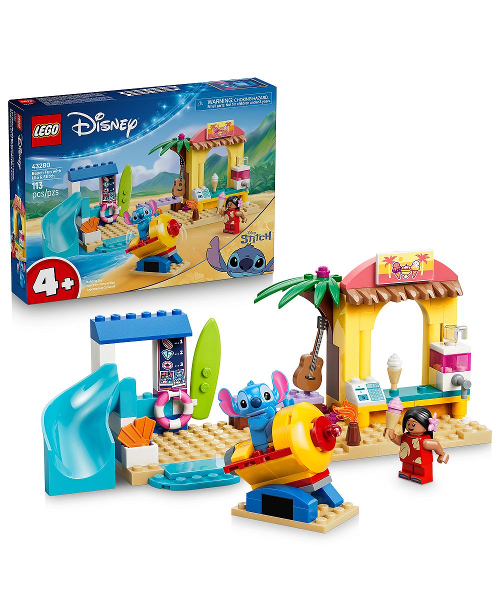 LEGO Disney Beach Fun with Lilo Stitch 43280, 113 деталей
