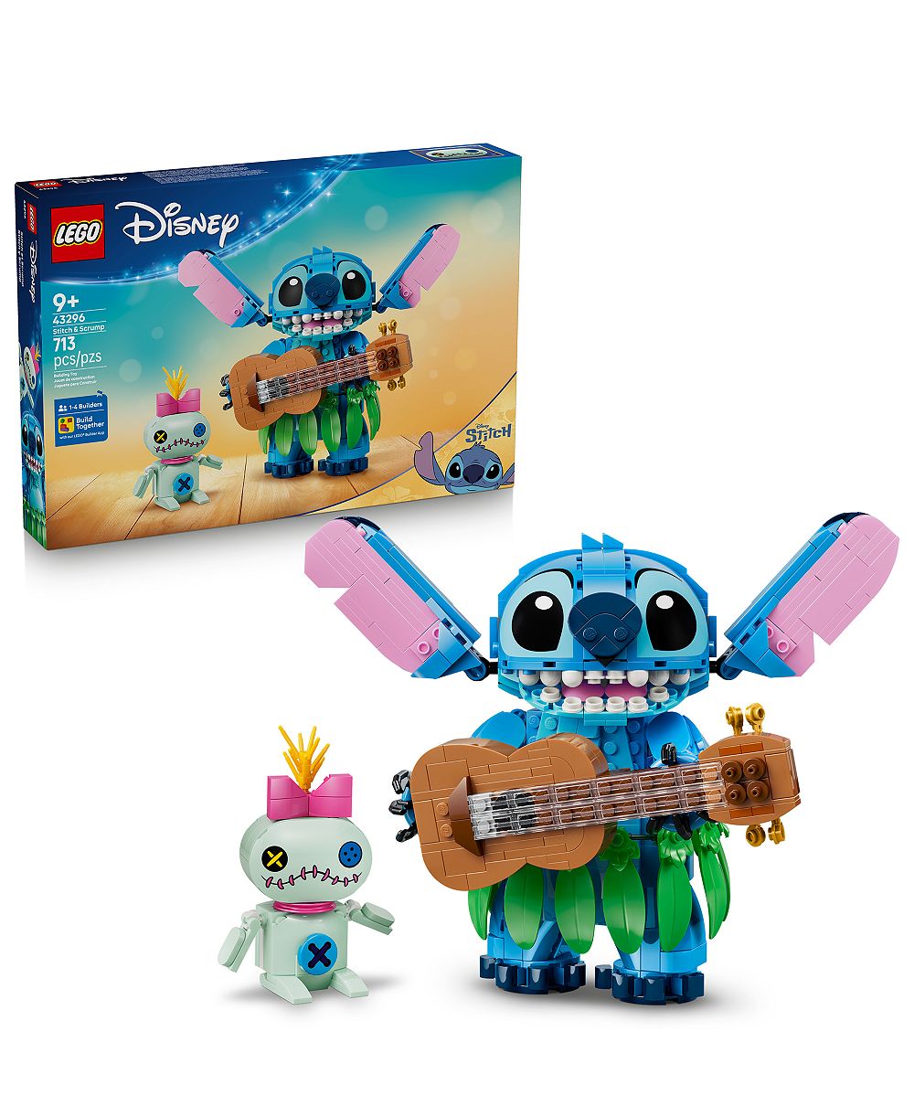 LEGO Disney Stitch Scrump Building Toy 43296, 713 Pieces