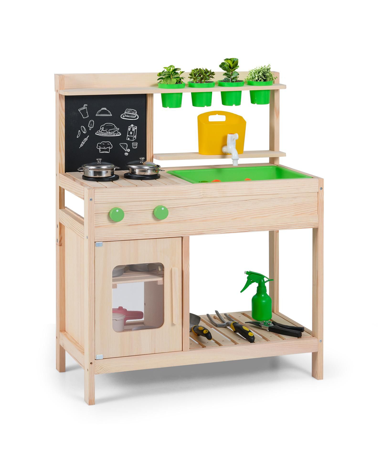 Mecale детский набор для игры на кухне с меловой доской для детей от 3 лет