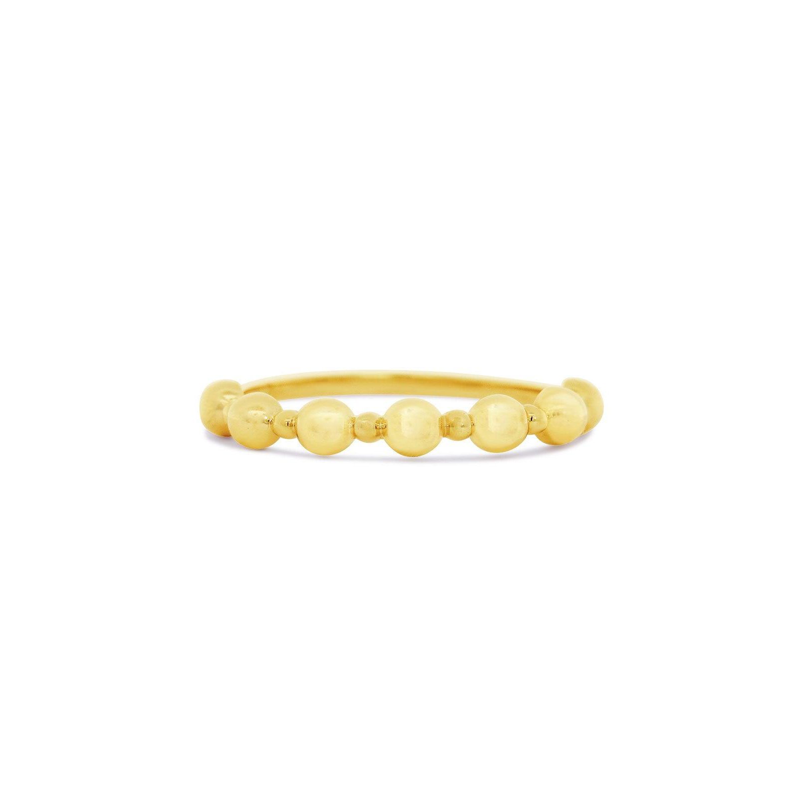 The Lovery Gold Ball Bead Ring 14K Gold
