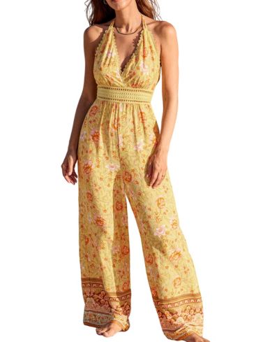Cupshe Женский комбинезон Halter Neck Floral
