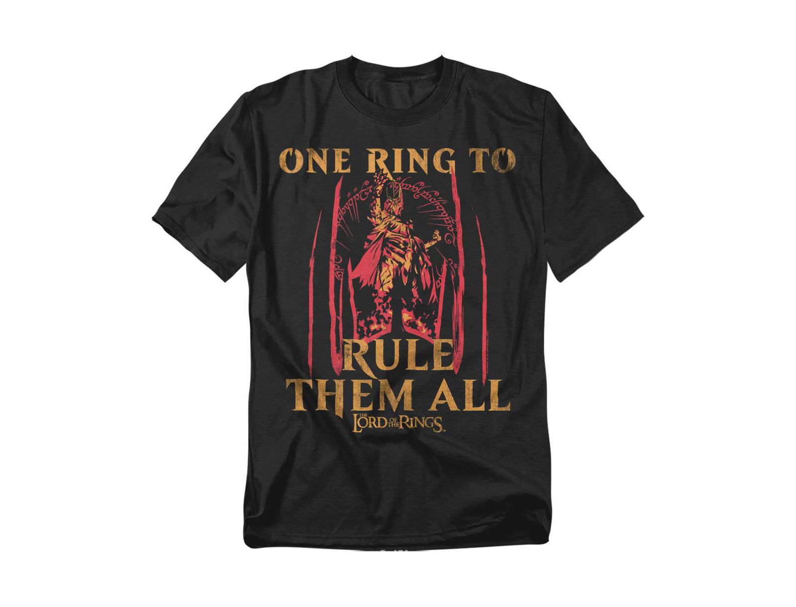 Мужская футболка Lord Of The Rings Sauron Helmet And Ring (Big & Tall)